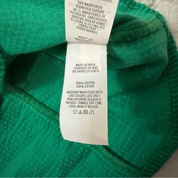 Aerie Corduroy Micro Mini Skirt, Low Rise, Kelly Green, Size Large NWT - Picture 6 of 6